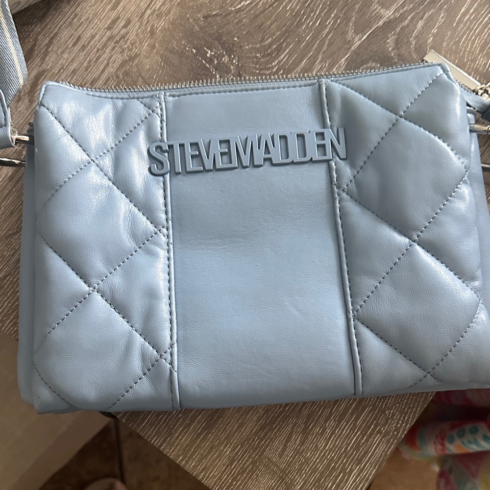 Steve Madden Blue Quilted Women's Bag
